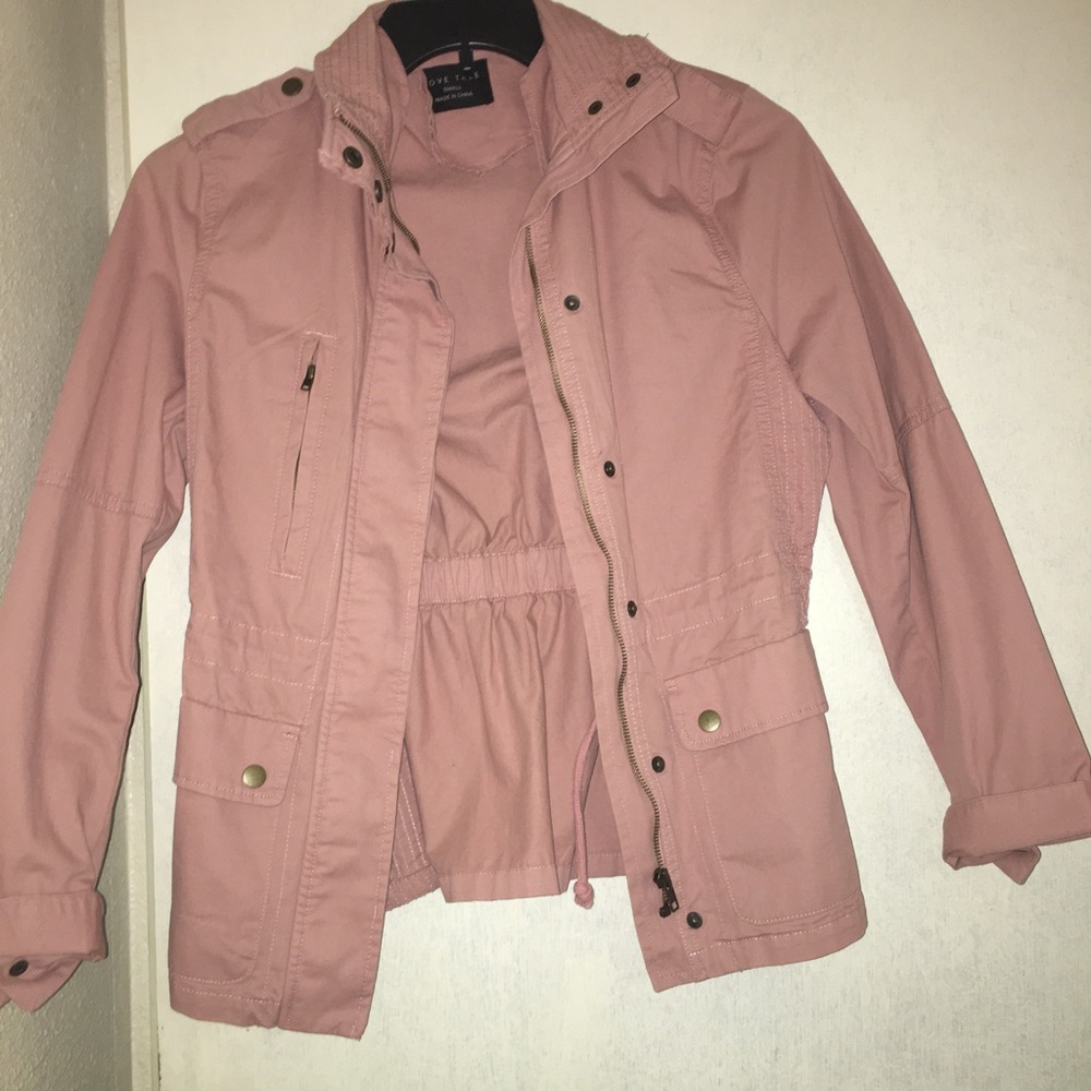 Light Pink Parka Jacket